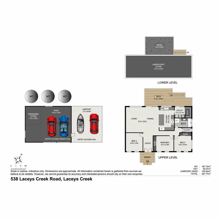 Floorplan of Homely rural property listing, 538 Laceys Creek Road, Laceys Creek QLD 4521