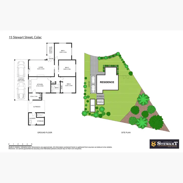 Floorplan of Homely house listing, 15 Stewart Street, Colac VIC 3250