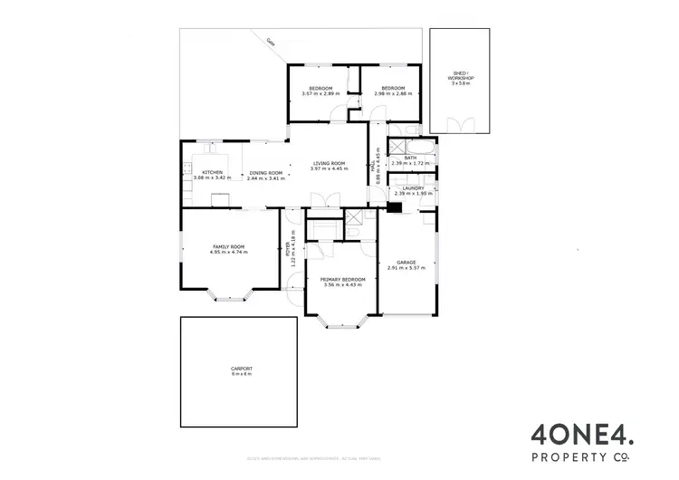 Floorplan of Homely house listing, 100 Marys Hope Road, Rosetta TAS 7010