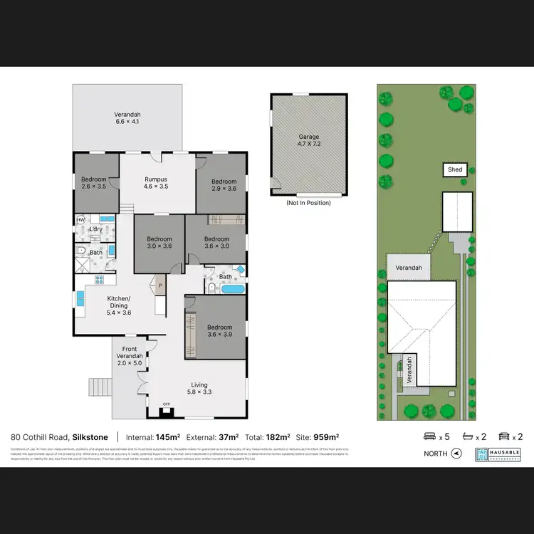 Floorplan of Homely house listing, 80 Cothill Road, Silkstone QLD 4304