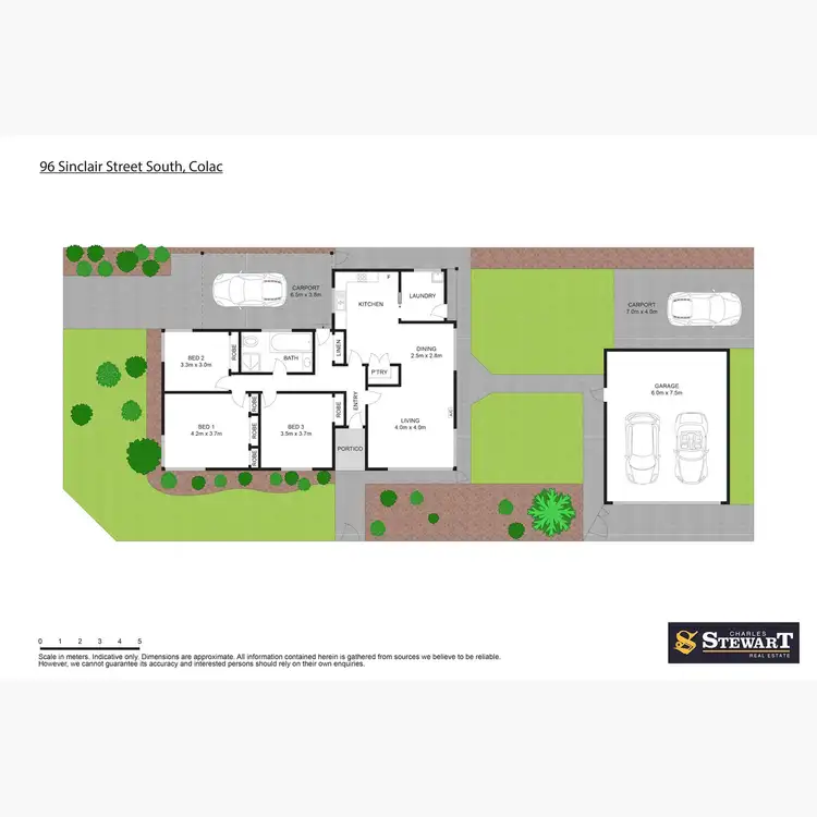Floorplan of Homely house listing, 96 Sinclair Street South, Colac VIC 3250