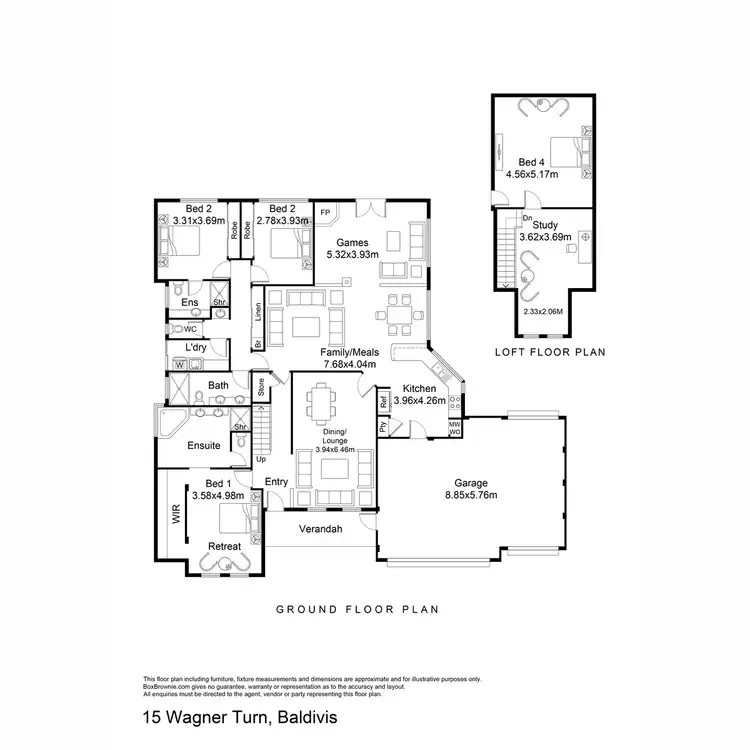 Floorplan of Homely house listing, 15 Wagner Turn, Baldivis WA 6171