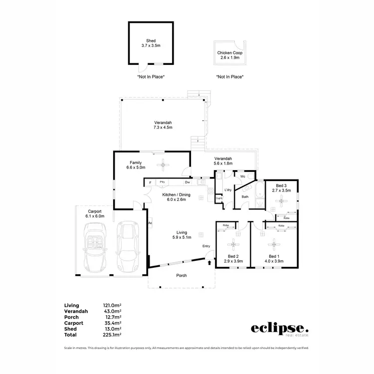 Floorplan of Homely house listing, 11 Ferrier Avenue, Fairview Park SA 5126