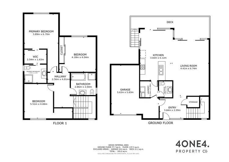 Floorplan of Homely house listing, 4/7 Beakley Drive, Glenorchy TAS 7010