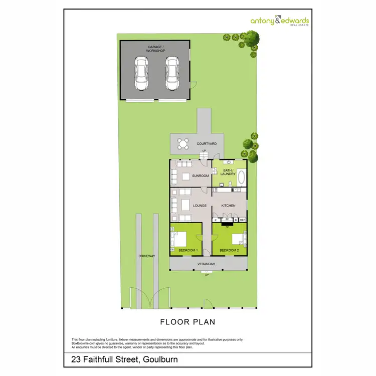 Floorplan of Homely house listing, 23 Faithfull Street, Goulburn NSW 2580