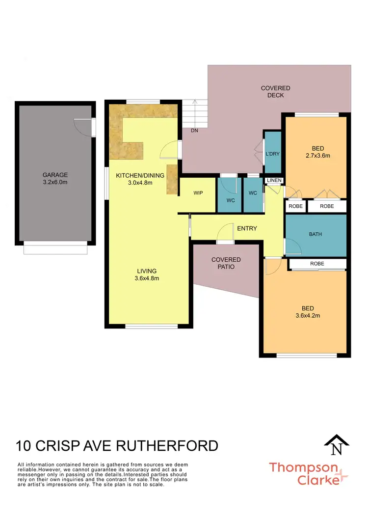 Floorplan of Homely house listing, 10 Crisp Avenue, Rutherford NSW 2320