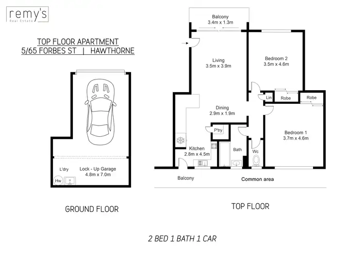 Floorplan of Homely apartment listing, 5/65 Forbes Street, Hawthorne QLD 4171