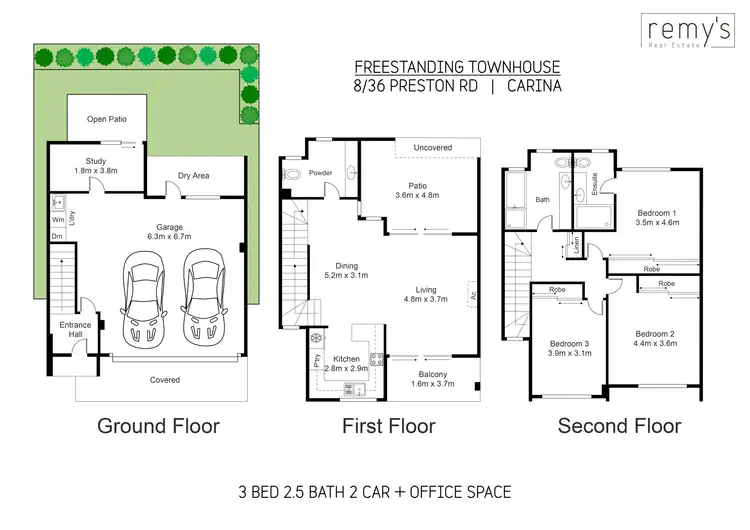 Floorplan of Homely townhouse listing, 8/36 Preston Road, Carina QLD 4152