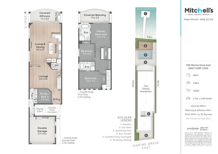 Floorplan of Homely house listing, 7130 Marine Drive East, Sanctuary Cove QLD 4212