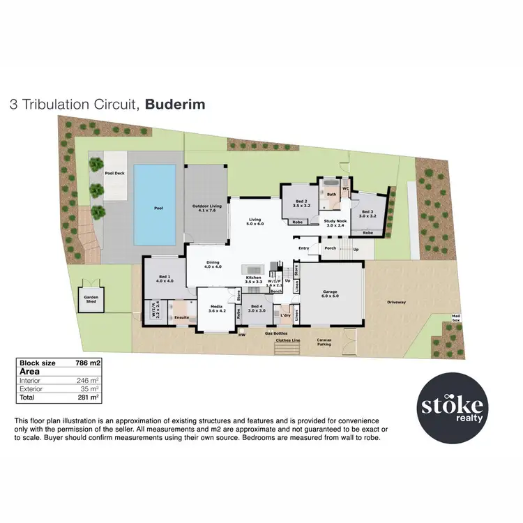 Floorplan of Homely house listing, 3 Tribulation Circuit, Buderim QLD 4556