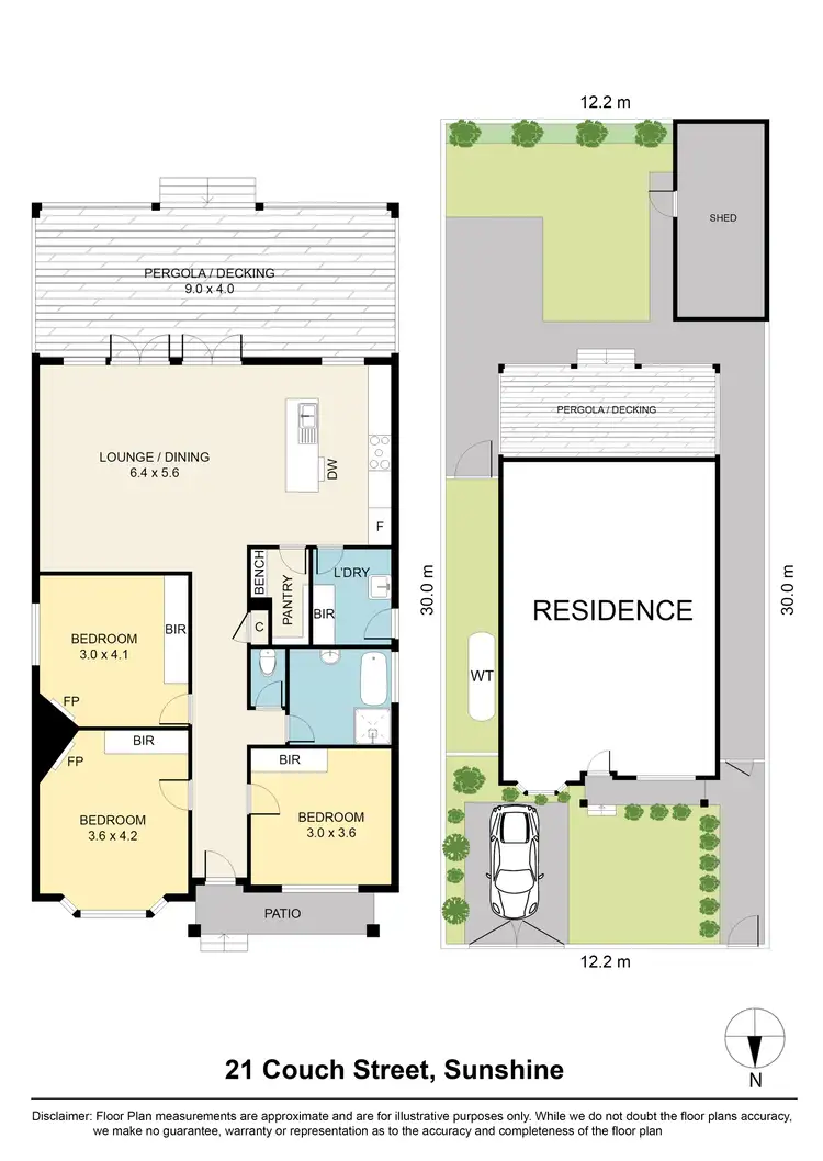 Floorplan of Homely house listing, 21 Couch Street, Sunshine VIC 3020