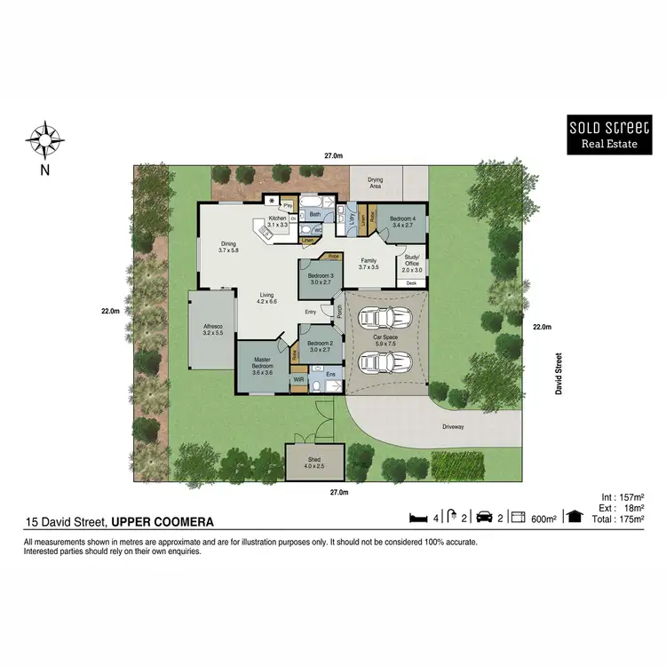 Floorplan of Homely house listing, 15 David Street, Upper Coomera QLD 4209