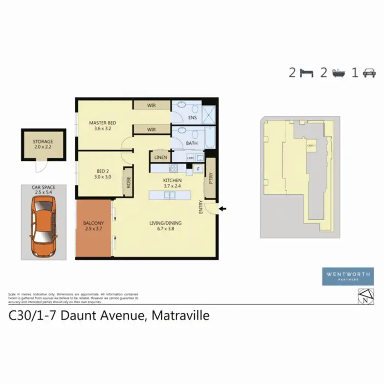Floorplan of Homely apartment listing, C30/1-7 Daunt Avenue, Matraville NSW 2036