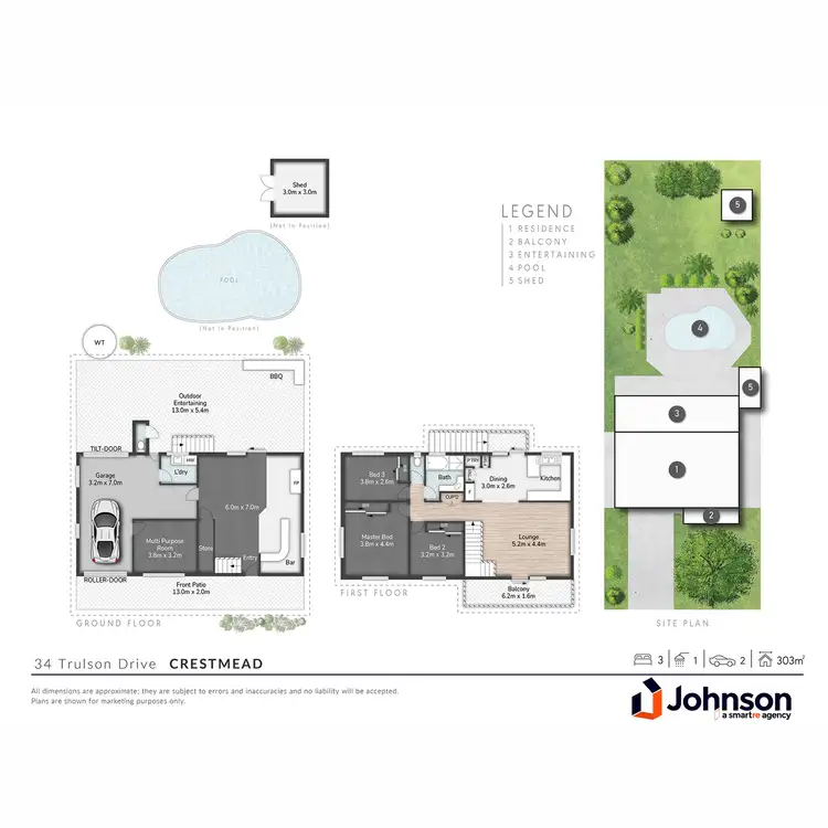 Floorplan of Homely house listing, 34 Trulson Drive, Crestmead QLD 4132