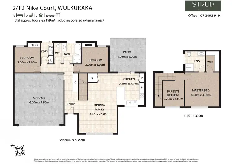 Floorplan of Homely apartment listing, 2/12 Nike Court, Wulkuraka QLD 4305