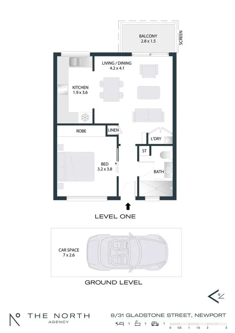 Floorplan of Homely apartment listing, 8/31 Gladstone Street, Newport NSW 2106