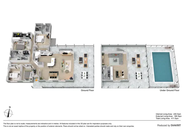 Floorplan of Homely rural property listing, 48 Michelle Court, Imbil QLD 4570