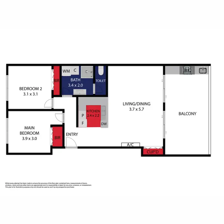 Floorplan of Homely unit listing, 4/8-10 Forrest Avenue, Newhaven VIC 3925