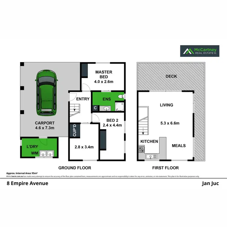Floorplan of Homely house listing, 8 Empire Avenue, Jan Juc VIC 3228