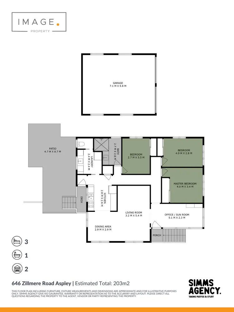 Floorplan of Homely house listing, 646 Zillmere Road, Aspley QLD 4034