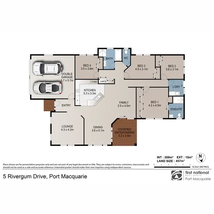 Floorplan of Homely house listing, 5 Rivergum Drive, Port Macquarie NSW 2444