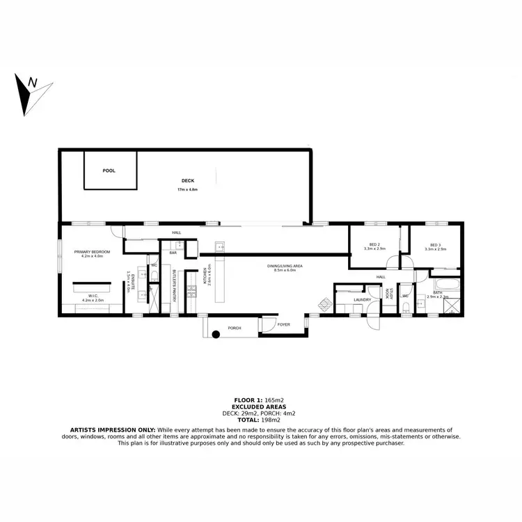 Floorplan of Homely house listing, 72 Misty Rise Road, Image Flat QLD 4560