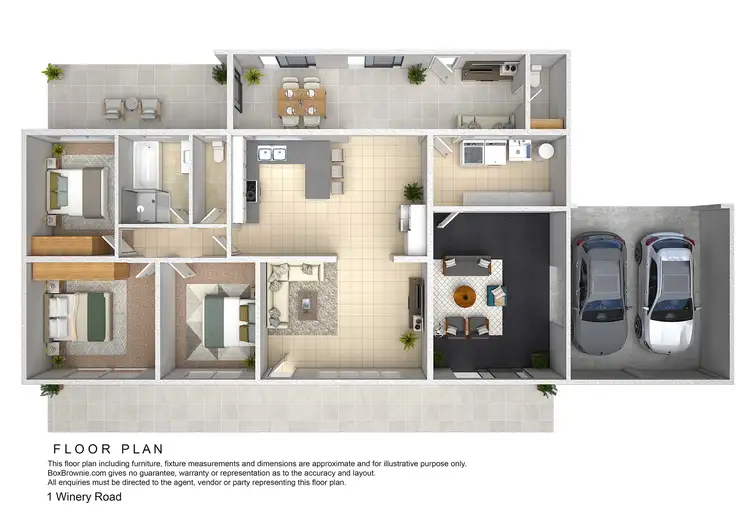 Floorplan of Homely house listing, 1 Winery Road, Beelbangera NSW 2680