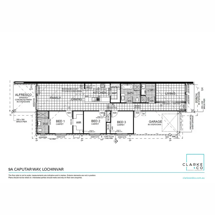Floorplan of Homely semi-detached listing, 9 Caputar Way, Lochinvar NSW 2321