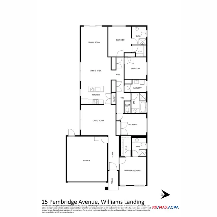 Floorplan of Homely house listing, 15 Pembridge Avenue, Williams Landing VIC 3027