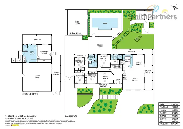 Floorplan of Homely house listing, 11 Chambers Street, Golden Grove SA 5125