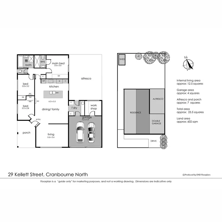 Floorplan of Homely house listing, 29 Kellett Street, Cranbourne North VIC 3977