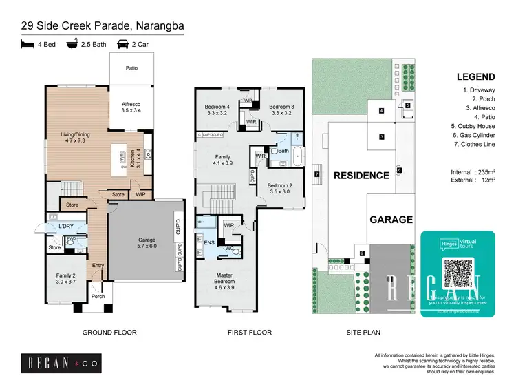 Floorplan of Homely house listing, 29 Side Creek Parade, Narangba QLD 4504