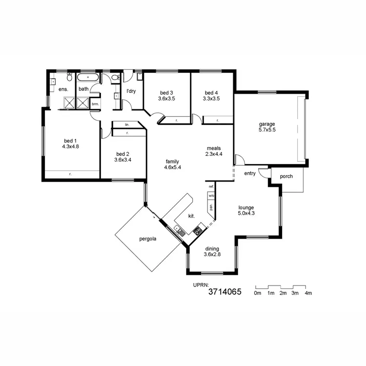 Floorplan of Homely house listing, Address available on request