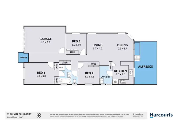 Floorplan of Homely house listing, 13 Glenlee Drive, Horsley NSW 2530