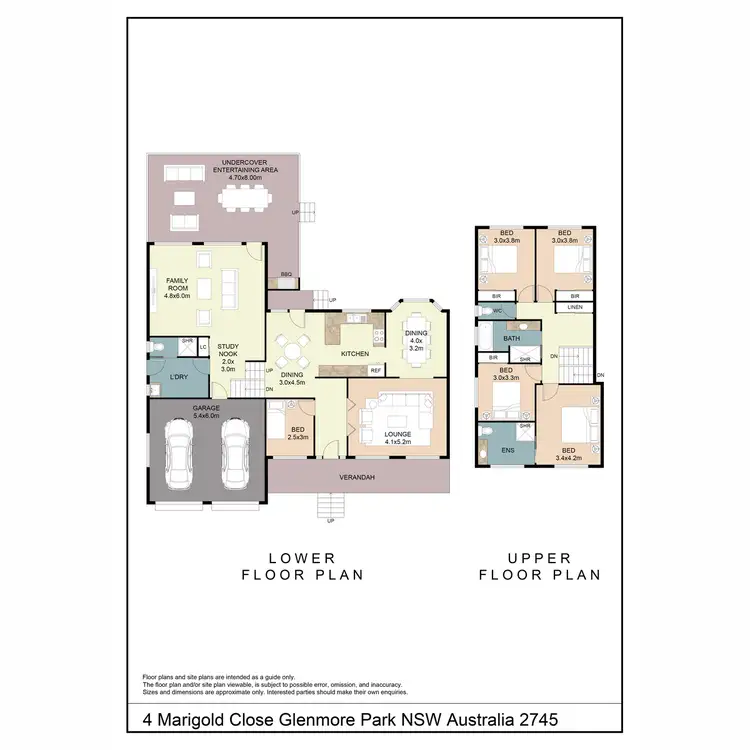Floorplan of Homely house listing, 4 Marigold Close, Glenmore Park NSW 2745