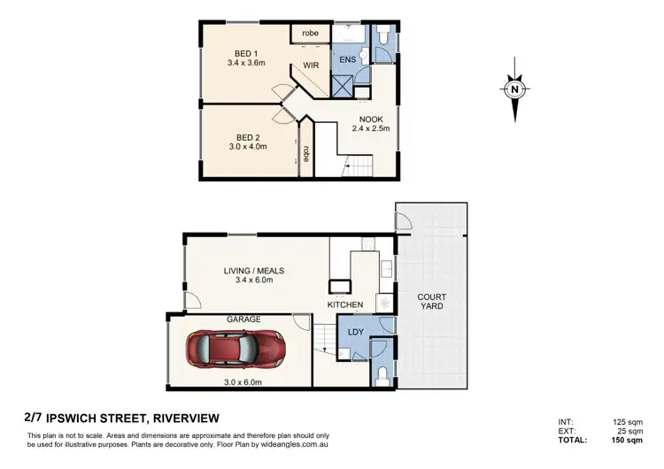Floorplan of Homely townhouse listing, 6/7 Ipswich Street, Riverview QLD 4303