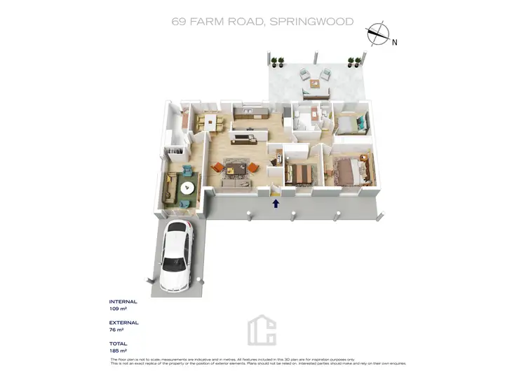 Floorplan of Homely house listing, 69 Farm Road, Springwood NSW 2777