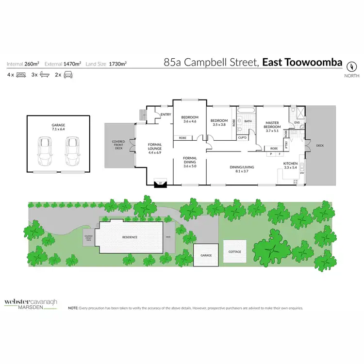 Floorplan of Homely house listing, 85a Campbell Street, East Toowoomba QLD 4350
