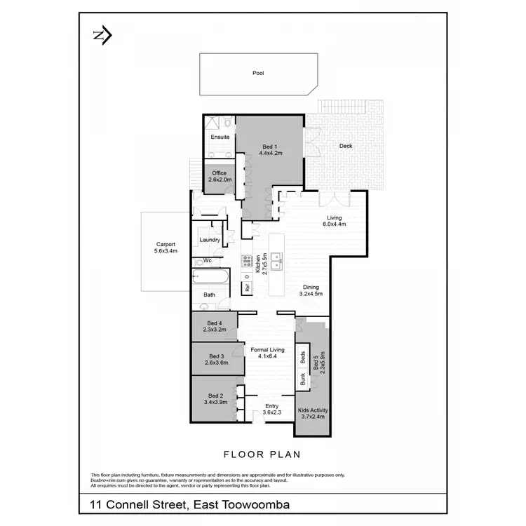 Floorplan of Homely house listing, 11 Connell Street, East Toowoomba QLD 4350