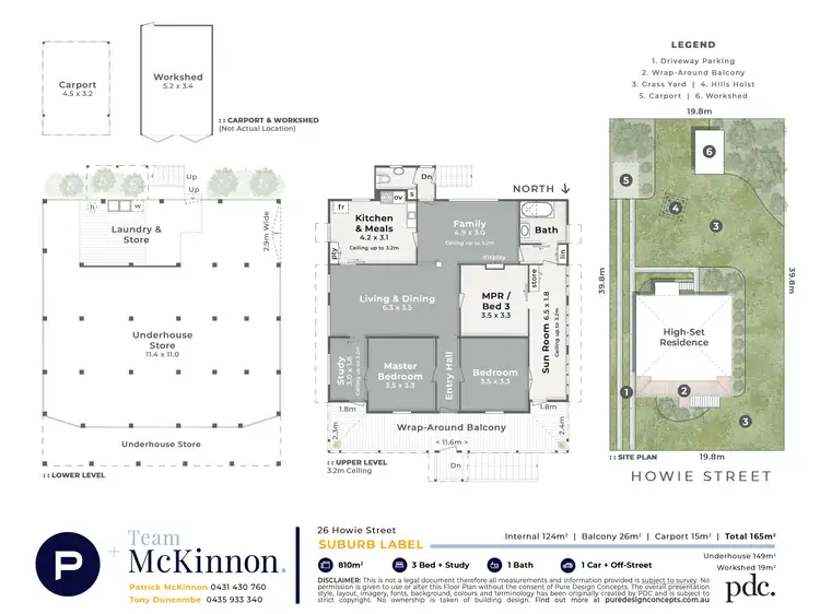 Floorplan of Homely house listing, 26 Howie Street, Clayfield QLD 4011