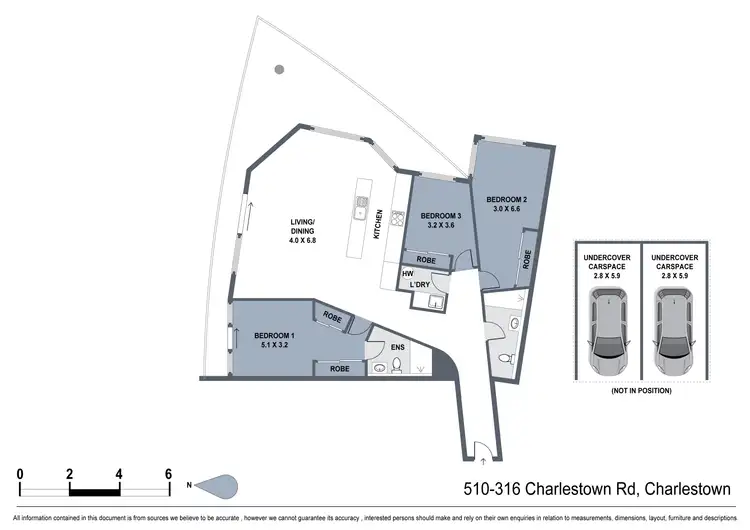 Floorplan of Homely apartment listing, 510/316 Charlestown Road, Charlestown NSW 2290