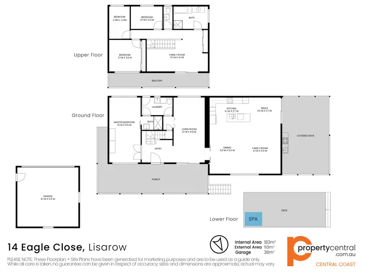 Floorplan of Homely house listing, 14 Eagle Close, Lisarow NSW 2250
