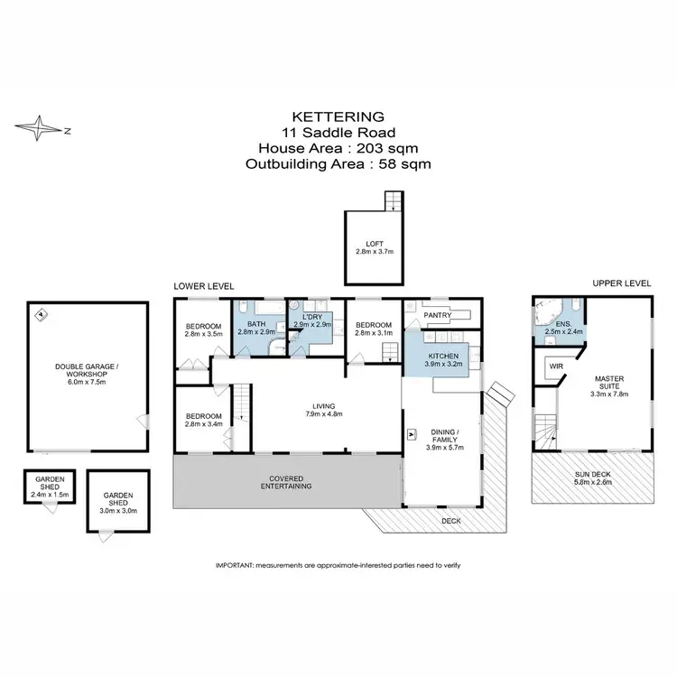 Floorplan of Homely house listing, 11 Saddle Road, Kettering TAS 7155