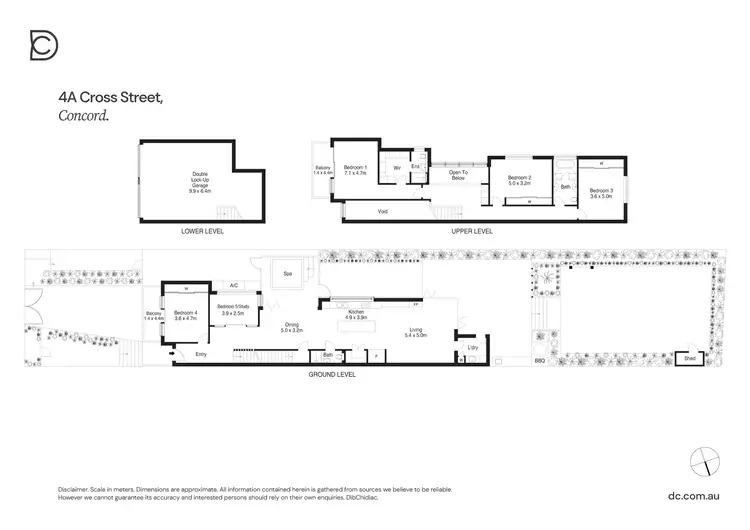 Floorplan of Homely semi-detached listing, 4A Cross Street, Concord NSW 2137