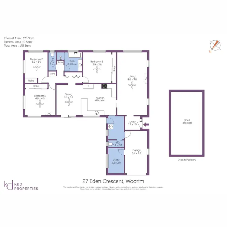 Floorplan of Homely house listing, 27 Eden Crescent, Woorim QLD 4507