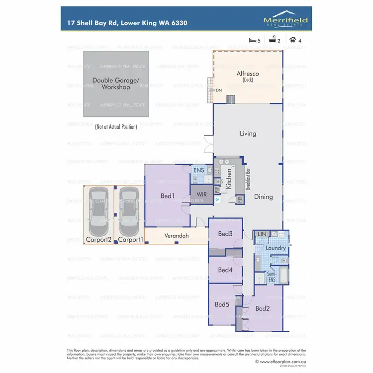Floorplan of Homely house listing, 17 Shell Bay Road, Lower King WA 6330