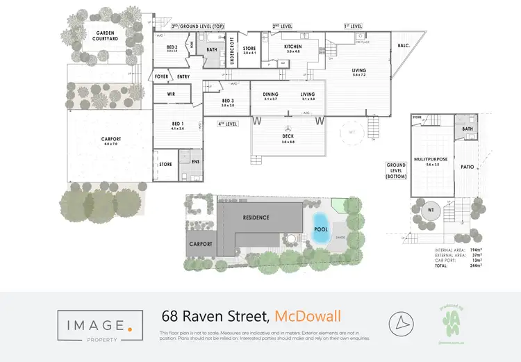 Floorplan of Homely house listing, 68 Raven Street, Mcdowall QLD 4053