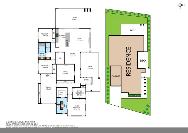 Floorplan of Homely house listing, 3 Batt Street, Hyde Park QLD 4812