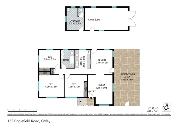 Floorplan of Homely house listing, 152 Englefield Road, Oxley QLD 4075