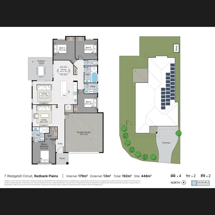 Floorplan of Homely house listing, 7 Wedgebill Circuit, Redbank Plains QLD 4301